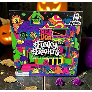 NeeDoh Funky Frights Squish-O-Ween Countdown Halloween Advent Calendar 13 Pack